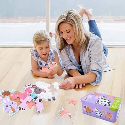 Puzzle Montessori - BabyPuzzle™ - Bétail - Kid Éveil