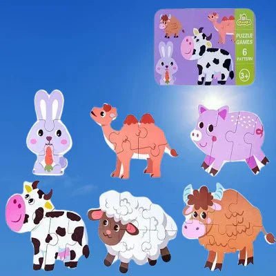 Puzzle Montessori - BabyPuzzle™ - Bétail - Kid Éveil